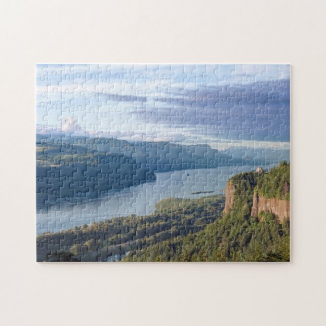 USA, Oregon, Columbia River Gorge, Vista House Jigsaw Puzzle (Horizontal)