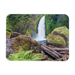 USA, Oregon, Columbia River Gorge, Wahclella Magnet