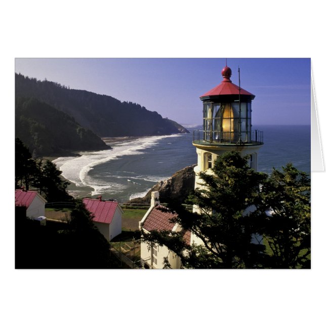 USA, Oregon, Florence. Heceta Head Lighthouse (Front Horizontal)