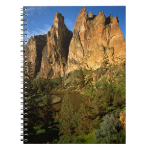 USA, Oregon, Granite Cliffs At Smith Rock State Notebook