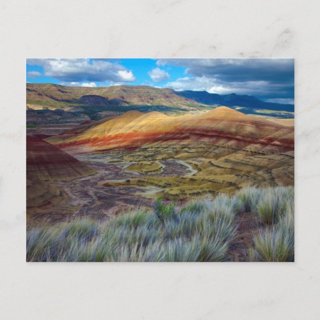 USA, Oregon. Landscape Of The Painted Hills Postcard (Front)