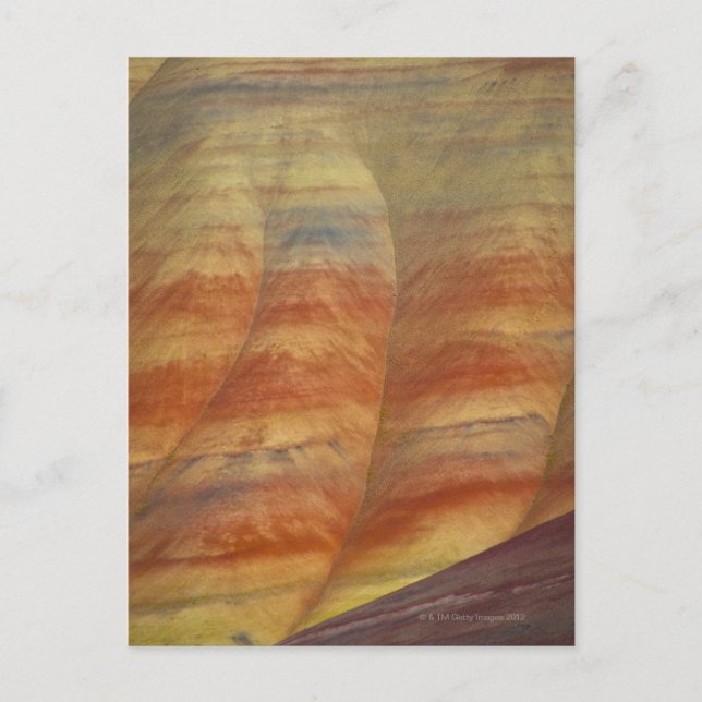 USA, Oregon, Mitchell, Painted Hills, Close-up Postcard (Front)