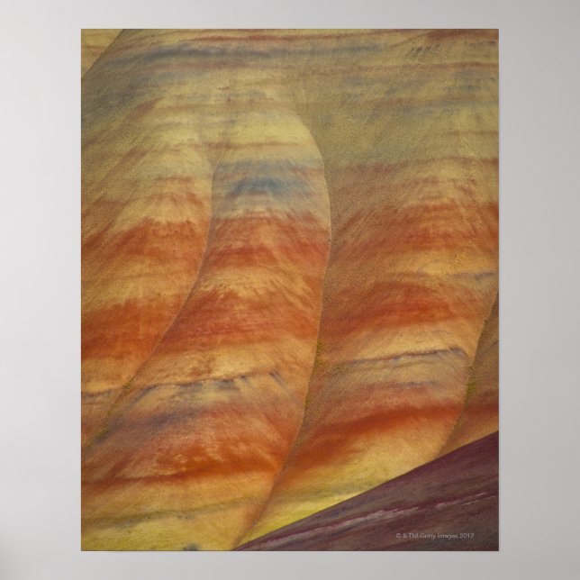 USA, Oregon, Mitchell, Painted Hills, Close-up Poster (Front)