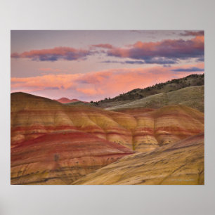 USA, Oregon, Mitchell, Painted Hills during 2 Poster