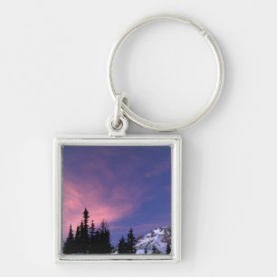 USA, Oregon, Mount Hood from Timberline Key Ring