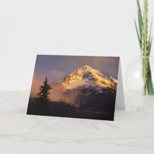 USA, Oregon, Mt. Hood National Forest. Rolling Card