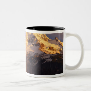 USA, Oregon, Mt. Hood National Forest. Rolling Two-Tone Coffee Mug