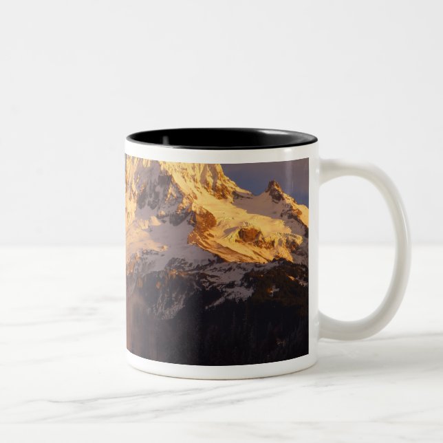 USA, Oregon, Mt. Hood National Forest. Rolling Two-Tone Coffee Mug (Right)