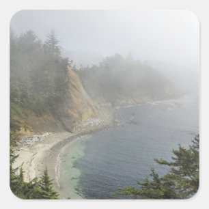 USA, Oregon, Ocean View, Cape Arago, Bandon Square Sticker