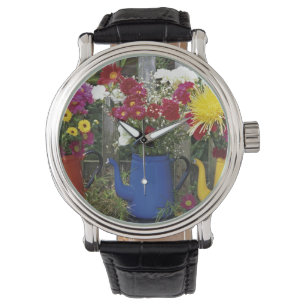 USA, Oregon, Portland. Antique enamelware Watch