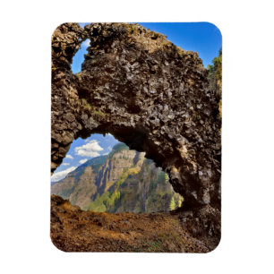 USA, Oregon. Rock Of Ages Arch In Columbia River Magnet