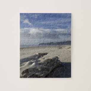 USA, Oregon, Sand Dunes and Ocean, Pacific City 2 Jigsaw Puzzle