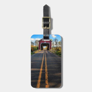 USA, Oregon, Scio, Shimanek Bridge 2 Luggage Tag