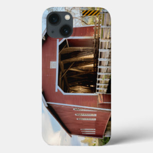 USA, Oregon, Scio, Shimanek Bridge iPhone 13 Case