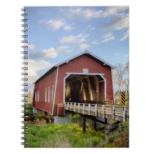 USA, Oregon, Scio, Shimanek Bridge Notebook