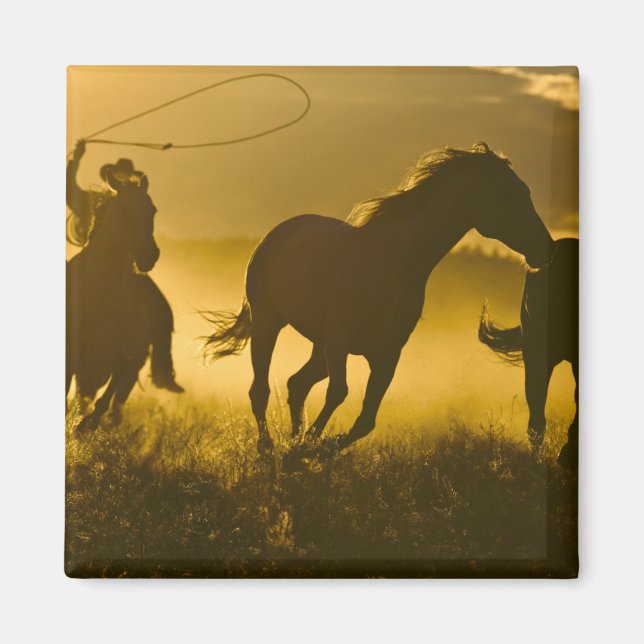 USA, Oregon, Seneca, Ponderosa Ranch. Magnet (Front)