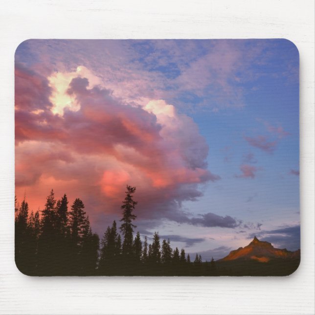 USA, Oregon, Umpqua National Forest. Storm Mouse Mat (Front)
