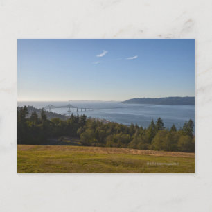 USA, Oregon, Washington, bridge over Columbia Postcard