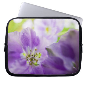 USA, Oregon, Willamette Valley, Larkspur Close Laptop Sleeve
