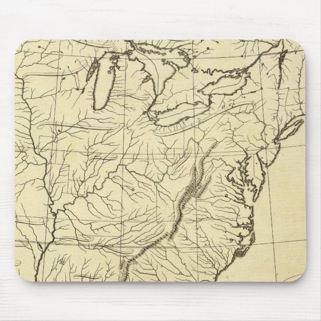 USA outline Mouse Mat (Front)