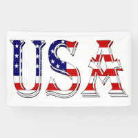 USA overlaid on US Flag (h) bnrcnt