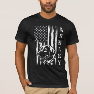 USA Patriot Labrador Retriever Dog US Pet  T-Shirt