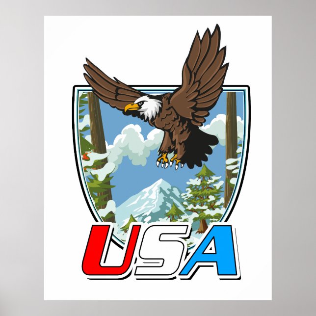 USA Patriot logo Poster (Front)