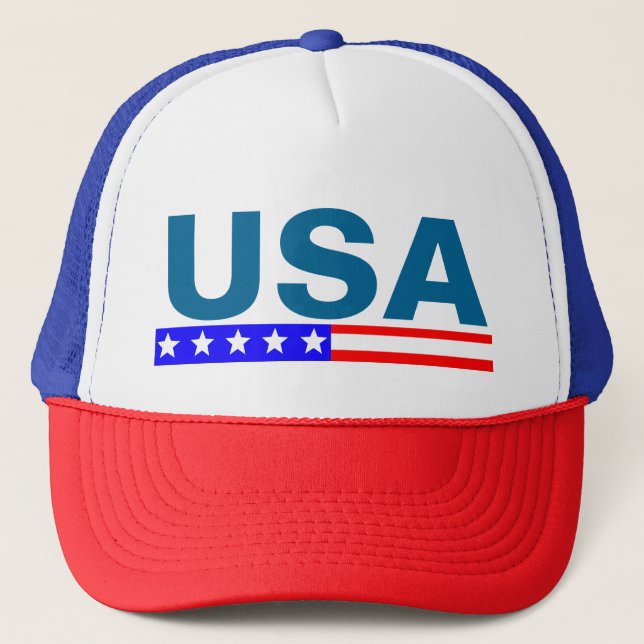 USA Patriot Trucker Hat (Front)