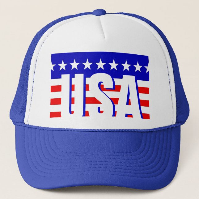 USA Patriot Trucker Hat (Front)