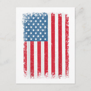 USA Patriotic American Flag For Men Women Kids Boy Enclosure Card