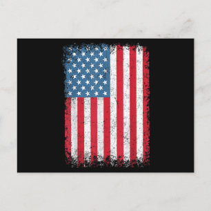 USA Patriotic American Flag For Men Women Kids Boy Postcard