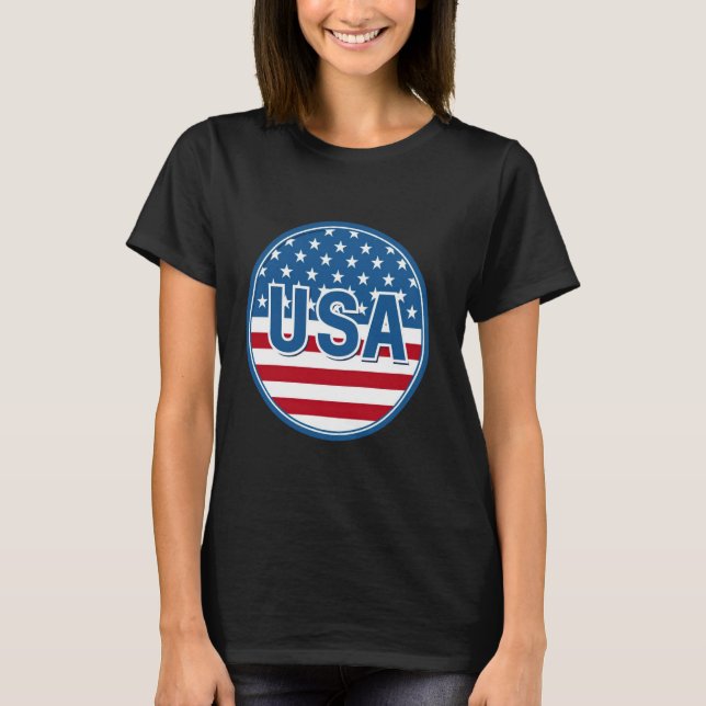 USA Patriotic American Flag For Men Women Kids Boy T-Shirt (Front)
