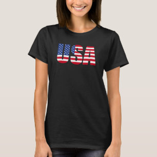 USA Patriotic American Flag For Men Women Kids Boy T-Shirt
