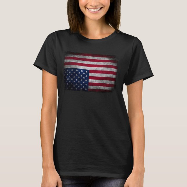USA Patriotic American Flag For Men Women Kids Boy T-Shirt (Front)