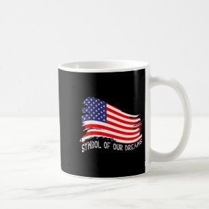 Usa Patriotic American Flag Freedom Artwork Coffee Mug