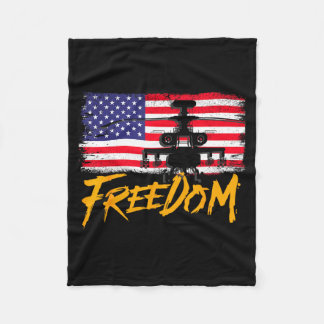 Usa patriotic - american flag freedom - pride fleece blanket