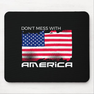 Usa patriotic - american flag freedom - pride mouse mat