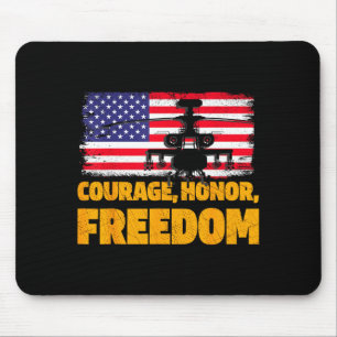 Usa patriotic - american flag freedom - pride mouse mat