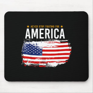 Usa patriotic - american flag freedom - pride mouse mat