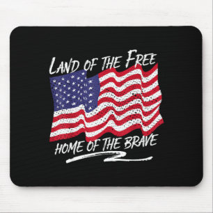 Usa patriotic - american flag freedom - pride mouse mat