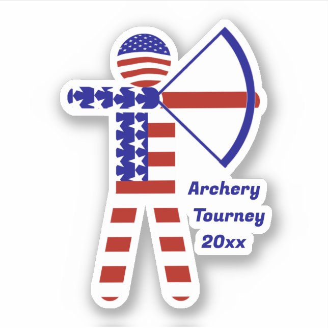 USA Patriotic ARCHERY  (Front)