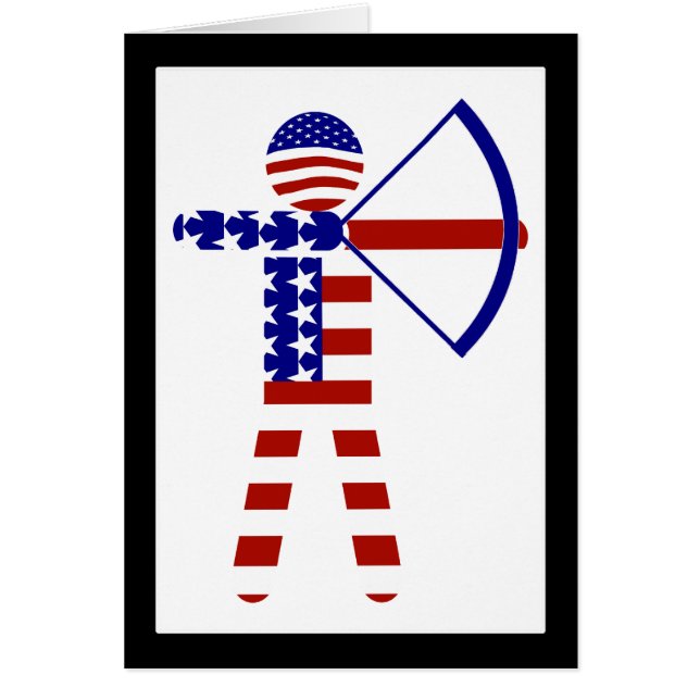 USA Patriotic ARCHERY  (Front)