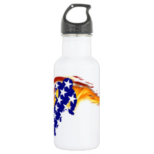 USA Patriotic BMX / DIRT BIKING   532 Ml Water Bottle
