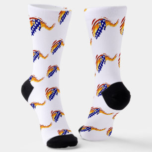 USA Patriotic BMX / DIRT BIKING Socks