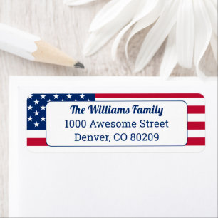 USA Patriotic Country American Flag Red White Blue