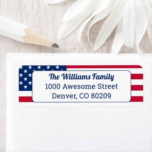 USA Patriotic Country American Flag Red White Blue (Insitu)