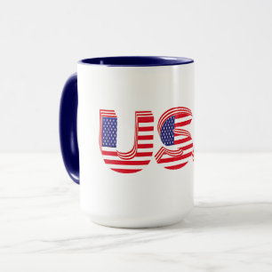 USA, patriotic design, Mug