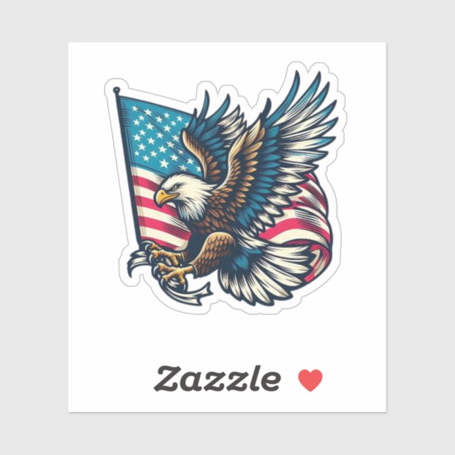 USA Patriotic Eagle (Sheet)