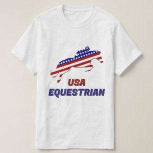 USA Patriotic Equestrian  T-Shirt