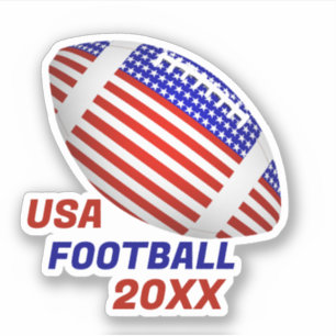 USA Patriotic Football Sports
